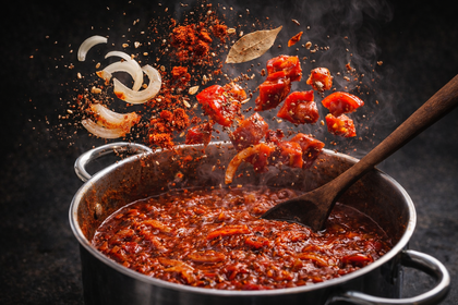 Onglet à la hongroise sous-vide